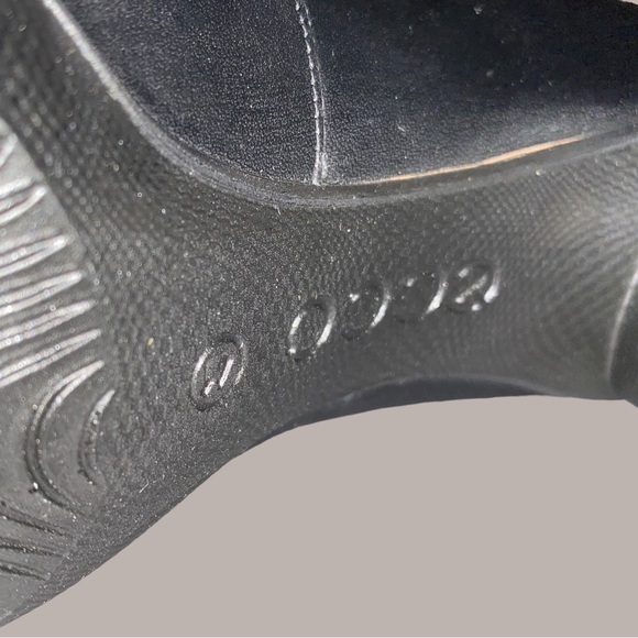 ECCO SCULPTURED 75 CLASSIC BLACK NOIR LEATHER 4” PUMP •SIZE:10/10.5 •WOMENS •NEW - Picture 6 of 13